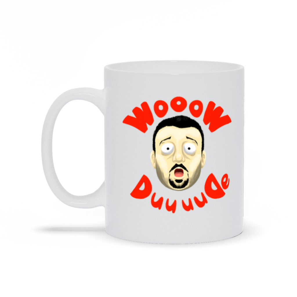 Wooow Duuuude White 11oz Coffee Mug